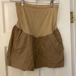 Motherhood Maternity khaki shorts